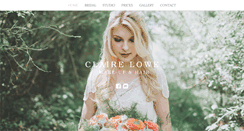 Desktop Screenshot of clairelowemakeup.co.uk